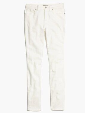 Madewell 9" High-Rise Skinny Jeans in Pure White - Sz 27